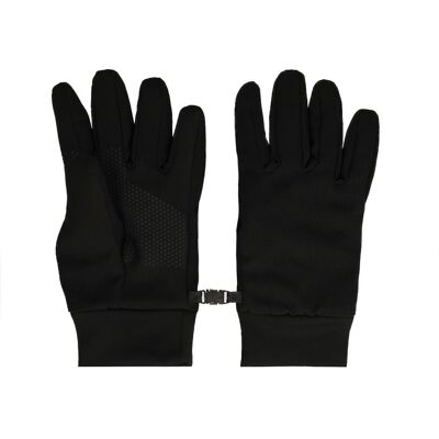 Manfield Zwarte synthetische handschoenen zwart Manfield Zwarte synthetische handschoenen zwart