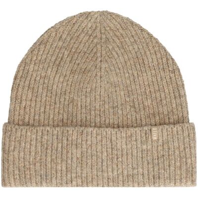 Manfield Beige Beanie - Maat Onesize beige Manfield Beige Beanie - Maat Onesize beige