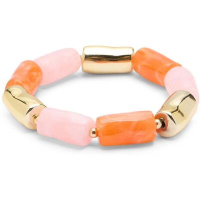 Manfield Multicolor Gekleurde Kralen Armband - Maat Onesize multicolor Manfield Multicolor Gekleurde Kralen Armband - Maat Onesize multicolor