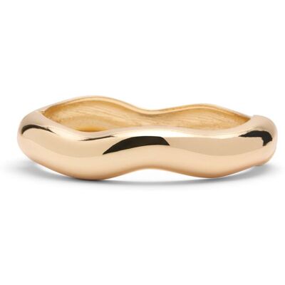 Manfield Gouden Bangle Armband - Maat Onesize goud Manfield Gouden Bangle Armband - Maat Onesize goud