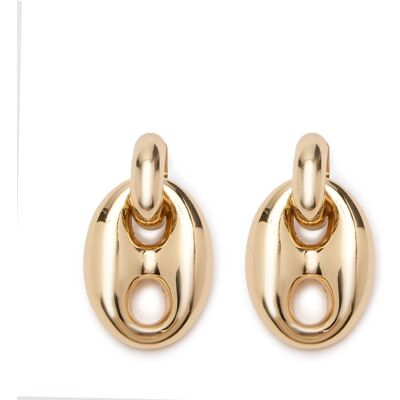 Manfield Gouden Oorhangers - Maat Onesize goud Manfield Gouden Oorhangers - Maat Onesize goud