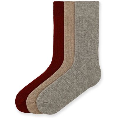 Manfield Multicolor 3-pack Sokken - Maat 35-38 multicolor Manfield Multicolor 3-pack Sokken - Maat 35-38 multicolor