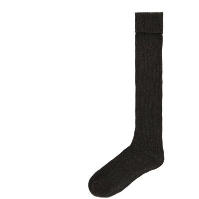 Manfield Grijze Kniekousen - Maat 35-38 antraciet Manfield Grijze Kniekousen - Maat 35-38 antraciet