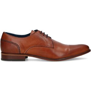 Manfield Cognac Veterschoenen - Maat 43 cognac Manfield Cognac Veterschoenen - Maat 43 cognac
