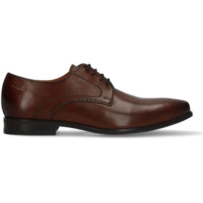 Van Lier Cognac Rhodes Leren Veterschoenen - Maat 42 cognac Van Lier Cognac Rhodes Leren Veterschoenen - Maat 42 cognac