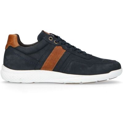 No Stress Donkerblauwe Lage Sneakers Met Veters - Maat 43 blauw No Stress Donkerblauwe Lage Sneakers Met Veters - Maat 43 blauw