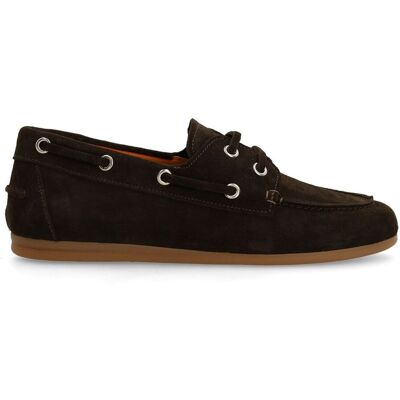 Manfield Bruine Suède Bootschoenen Met Veters - Maat 41 bruin Manfield Bruine Suède Bootschoenen Met Veters - Maat 41 bruin