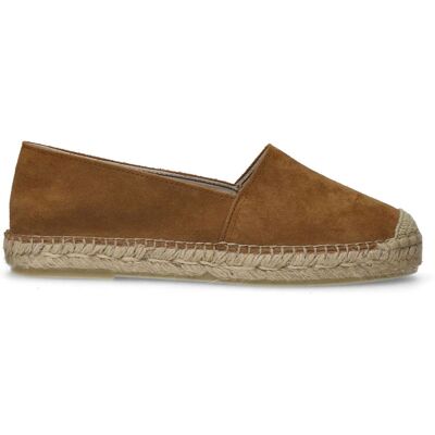 Manfield Cognac Suède Espadrilles - Maat 38 cognac Manfield Cognac Suède Espadrilles - Maat 38 cognac