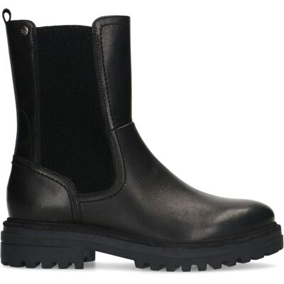 No Stress Zwarte Leren Chelsea Boots Met Ritssluiting - Maat 42 zwart No Stress Zwarte Leren Chelsea Boots Met Ritssluiting - Maat 42 zwart