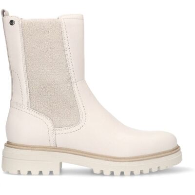 No Stress Beige Leren Chelsea Boots Met Ritssluiting - Maat 37 beige No Stress Beige Leren Chelsea Boots Met Ritssluiting - Maat 37 beige
