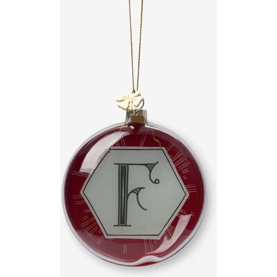 Sissy-Boy Kerstbal Letter F Sissy-Boy Kerstbal Letter F
