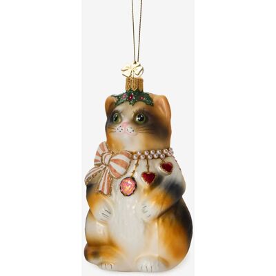 Sissy-Boy Kerst Ornament Kat Met Charms Sissy-Boy Kerst Ornament Kat Met Charms