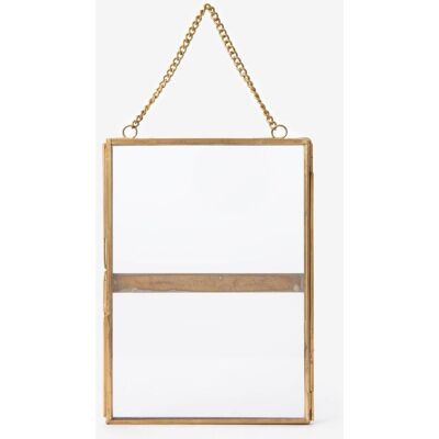 Sissy-Boy Fotolijst Dubbelglas Met Ketting (18x12,5 Cm) Sissy-Boy Fotolijst Dubbelglas Met Ketting (18x12,5 Cm)
