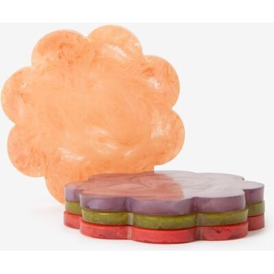 Sissy-Boy Multicolour Resin Glasonderzetters Bloem Sissy-Boy Multicolour Resin Glasonderzetters Bloem