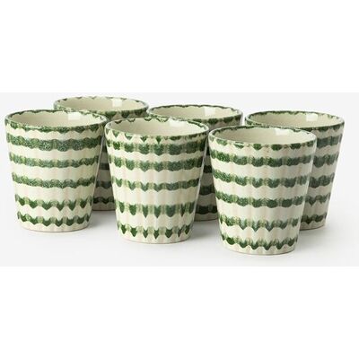 Sissy-Boy Groene Koffiemokken Met Print Sissy-Boy Groene Koffiemokken Met Print