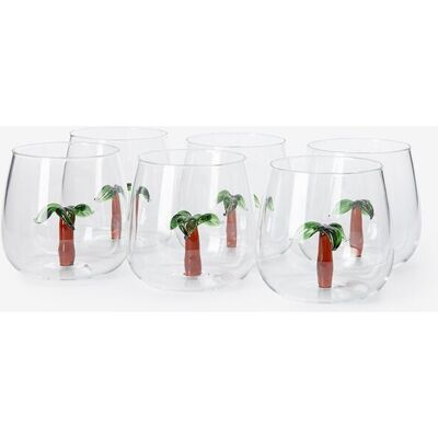 Sissy-Boy Waterglazen Met Palmboom Sissy-Boy Waterglazen Met Palmboom