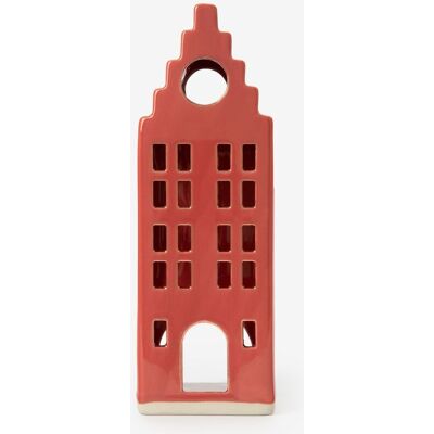 Sissy-Boy Rood Waxinelichthouder Huisje Met Trapgevel Sissy-Boy Rood Waxinelichthouder Huisje Met Trapgevel