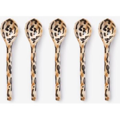Sissy-Boy Bruine Theelepel Met Leopard Print Sissy-Boy Bruine Theelepel Met Leopard Print