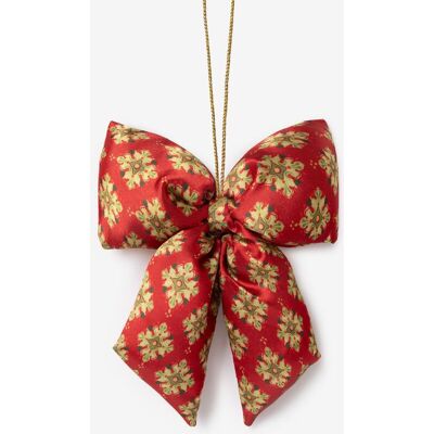 Sissy-Boy Rode Strik Kersthanger Met Print Sissy-Boy Rode Strik Kersthanger Met Print