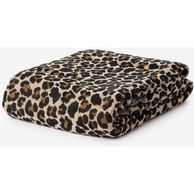 Sissy-Boy Bruine Jacquard Geweven Sprei Met Leopard Print (200x250 CM) Sissy-Boy Bruine Jacquard Geweven Sprei Met Leopard Print (200x250 CM)