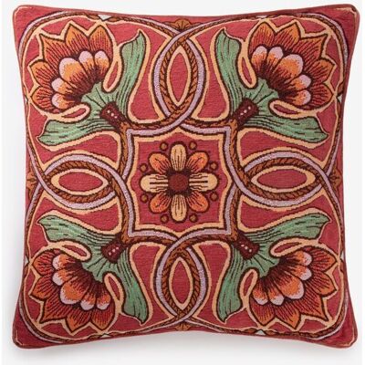 Sissy-Boy Rood Kussen Met Bloemendessin Sissy-Boy Rood Kussen Met Bloemendessin