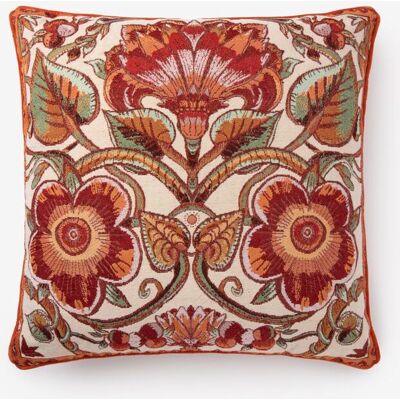 Sissy-Boy Rood Kussen Met Bloemendessin Sissy-Boy Rood Kussen Met Bloemendessin