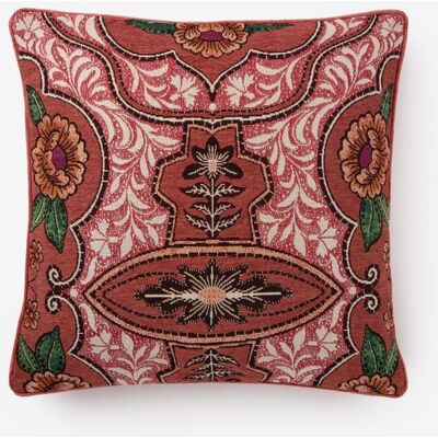 Sissy-Boy Rood Kussen Met Bloemendessin Sissy-Boy Rood Kussen Met Bloemendessin