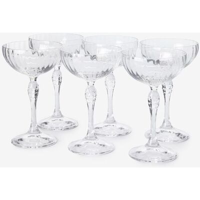 Bormioli Champagne Cocktail Glas America Bormioli Champagne Cocktail Glas America