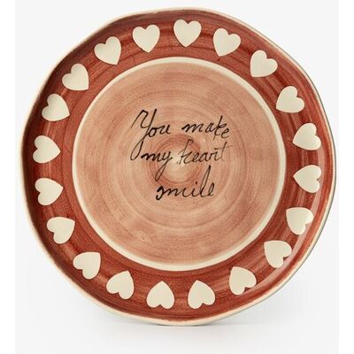 Sissy-Boy Roze Dinerbord Met Hartjes Sissy-Boy Roze Dinerbord Met Hartjes