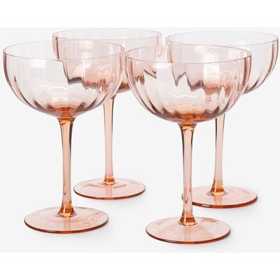 Sissy-Boy Lichtbruine Champagneglazen Scallop Sissy-Boy Lichtbruine Champagneglazen Scallop