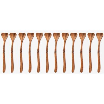 Sissy-Boy Bruine Houten Hartjes Latte Lepel Sissy-Boy Bruine Houten Hartjes Latte Lepel
