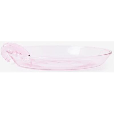 Sissy-Boy Roze Glazen Kom Met Garnaal Sissy-Boy Roze Glazen Kom Met Garnaal