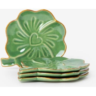 Sissy-Boy Groen Dessertbord Klavertjevier Sissy-Boy Groen Dessertbord Klavertjevier