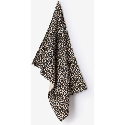 Sissy-Boy Bruine Katoenen Theedoek Met Leopard Print Sissy-Boy Bruine Katoenen Theedoek Met Leopard Print
