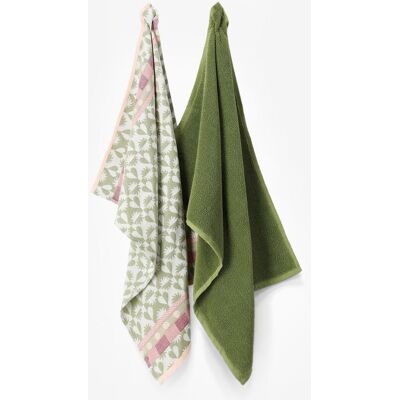 Sissy-Boy Groene Handdoek En Theedoek Sissy-Boy Groene Handdoek En Theedoek