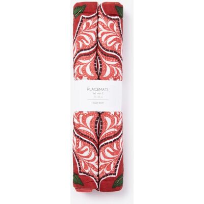 Sissy-Boy Multicolour Placemat Set Met Bloemenprint Sissy-Boy Multicolour Placemat Set Met Bloemenprint