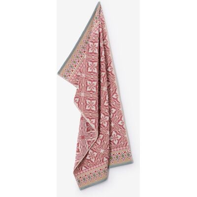 Sissy-Boy Roze Handdoek Met Tile Print Large Sissy-Boy Roze Handdoek Met Tile Print Large