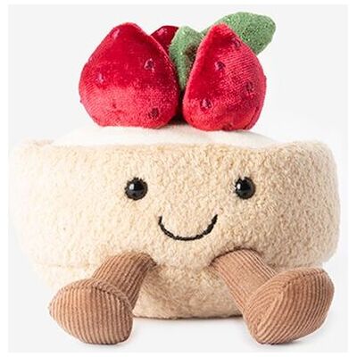 JELLYCAT Knuffel Aardbeientaart JELLYCAT Knuffel Aardbeientaart
