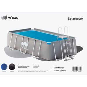 W'eau Solar cover rechthoekig - 450 x 220 cm (zeilmaat 433 x 202) - Zwart/Blauw - W'eau W'eau Solar cover rechthoekig - 450 x 220 cm (zeilmaat 433 x 202) - Zwart/Blauw - W'eau