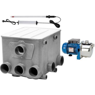 AquaForte Trommelfilter set + Jetpomp - AquaForte AquaForte Trommelfilter set + Jetpomp - AquaForte