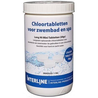 Interline Chloortabletten - Zwembad chloortabletten - 20g - Interline Interline Chloortabletten - Zwembad chloortabletten - 20g - Interline