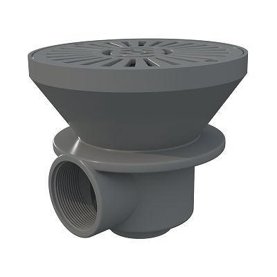 AstralPool Bodemdrain beton 180mm grijs - Astralpool AstralPool Bodemdrain beton 180mm grijs - Astralpool