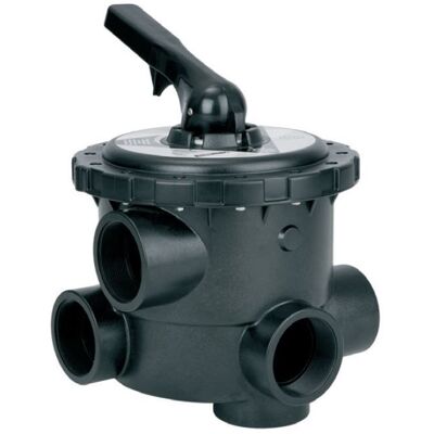 AquaForte 6-weg klep 3" zwart AquaForte 6-weg klep 3" zwart