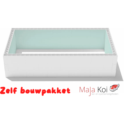 MaJa Koi Zelfbouwpakket zwembad van high density polystyreen blokken - 6,00 x 3,00 x 1,50m MaJa Koi Zelfbouwpakket zwembad van high density polystyreen blokken - 6,00 x 3,00 x 1,50m