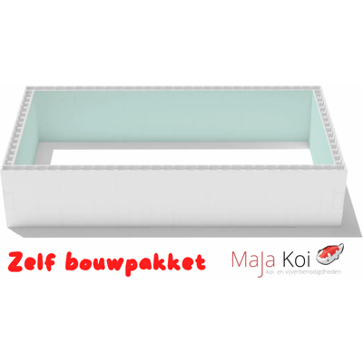 MaJa Koi Zelfbouwpakket zwembad van high density polystyreen blokken - 7,00 x 3,50 x 1,50m MaJa Koi Zelfbouwpakket zwembad van high density polystyreen blokken - 7,00 x 3,50 x 1,50m