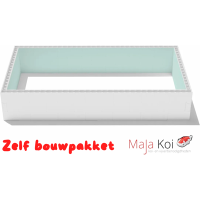 MaJa Koi Zelfbouwpakket zwembad van high density polystyreen blokken - 8,00 x 4,00 x 1,50m MaJa Koi Zelfbouwpakket zwembad van high density polystyreen blokken - 8,00 x 4,00 x 1,50m