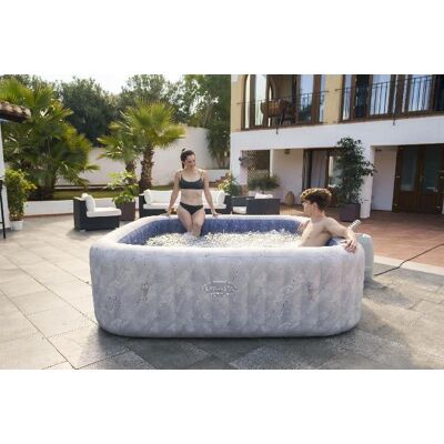 Bestway Lay-Z-Spa San Francisco HydroJet Pro 7 – 5-7 Persoons Grijs - Bestway Bestway Lay-Z-Spa San Francisco HydroJet Pro 7 – 5-7 Persoons Grijs - Bestway