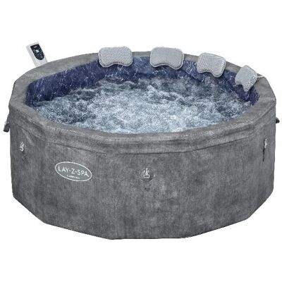 Lay-Z Spa Carrara airjet 6 grijs 4-6 Persoons - Lay-Z Lay-Z Spa Carrara airjet 6 grijs 4-6 Persoons - Lay-Z