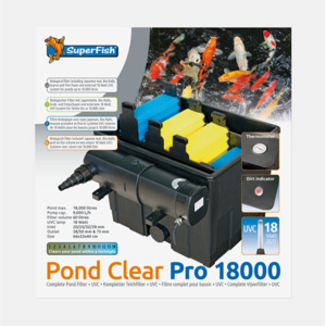SuperFish Pondclear Pro 18000 UVC-18W - Vijverfilter - SuperFish SuperFish Pondclear Pro 18000 UVC-18W - Vijverfilter - SuperFish