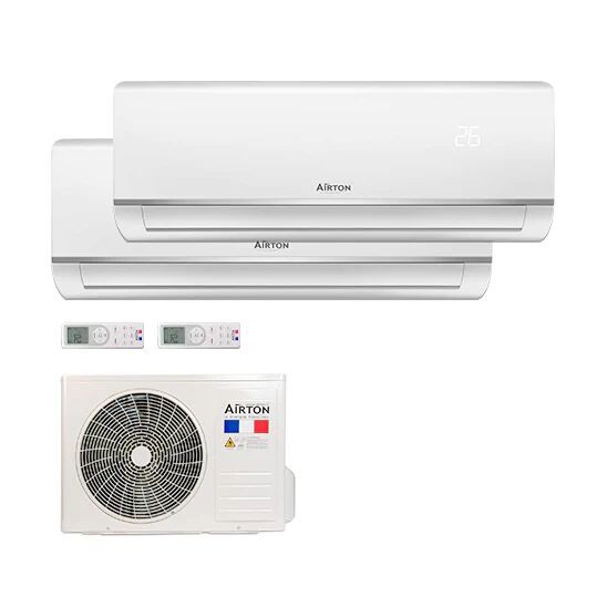 Airton Bisplit omkeerbare airconditioner (x2) - Air Air warmtepomp (PAC)